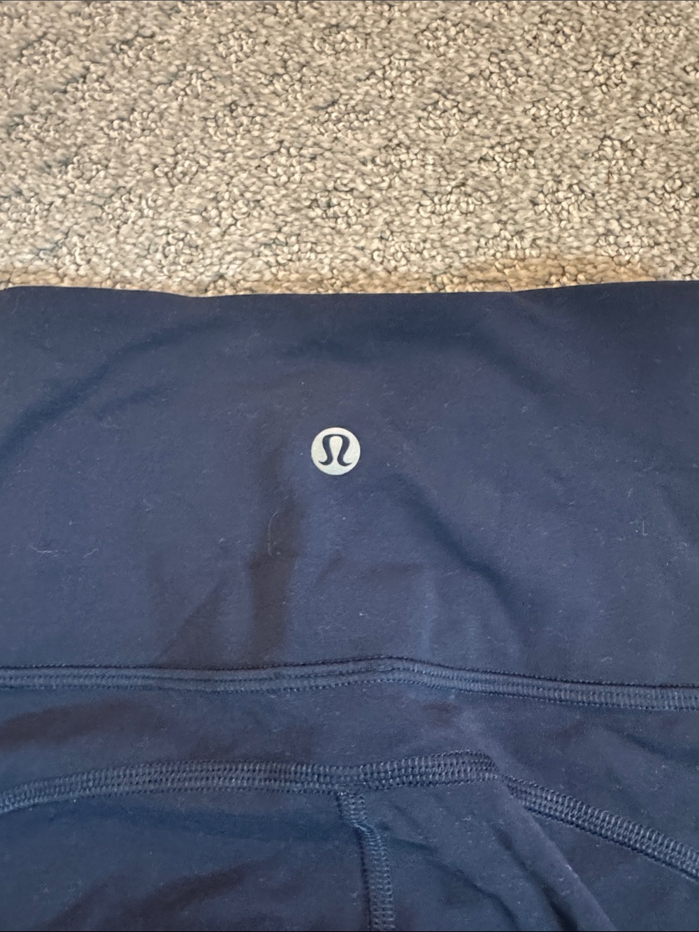 lululemon athletica Navy Leggings with Interior Tag - Picture 6 of 6